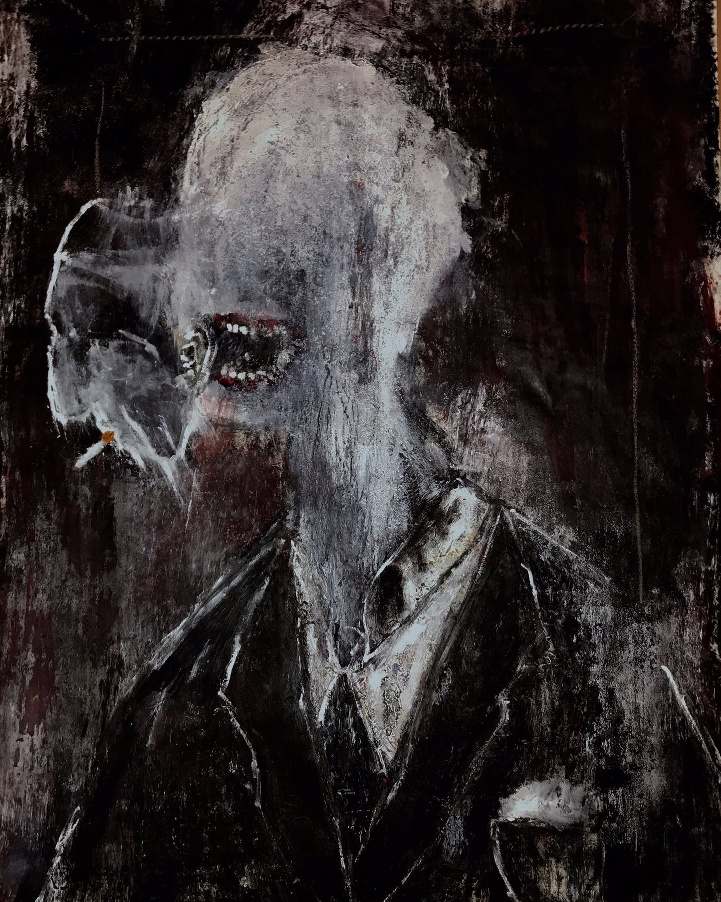 "Grey Face" Print